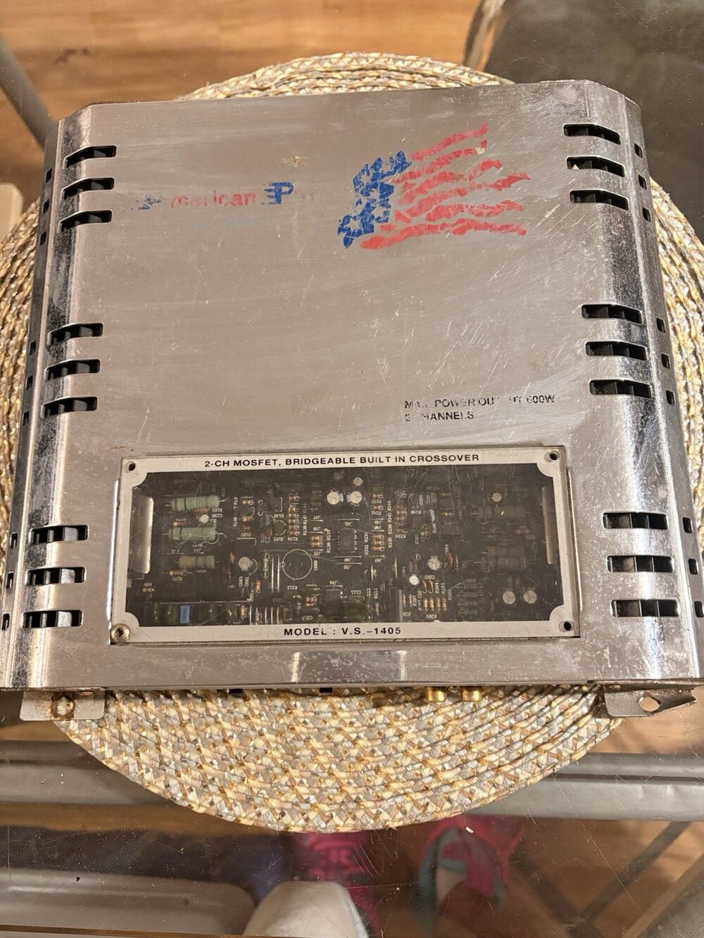 American Pro Bass Machine VS1404 Limited Edition Car Amplifier - Untested